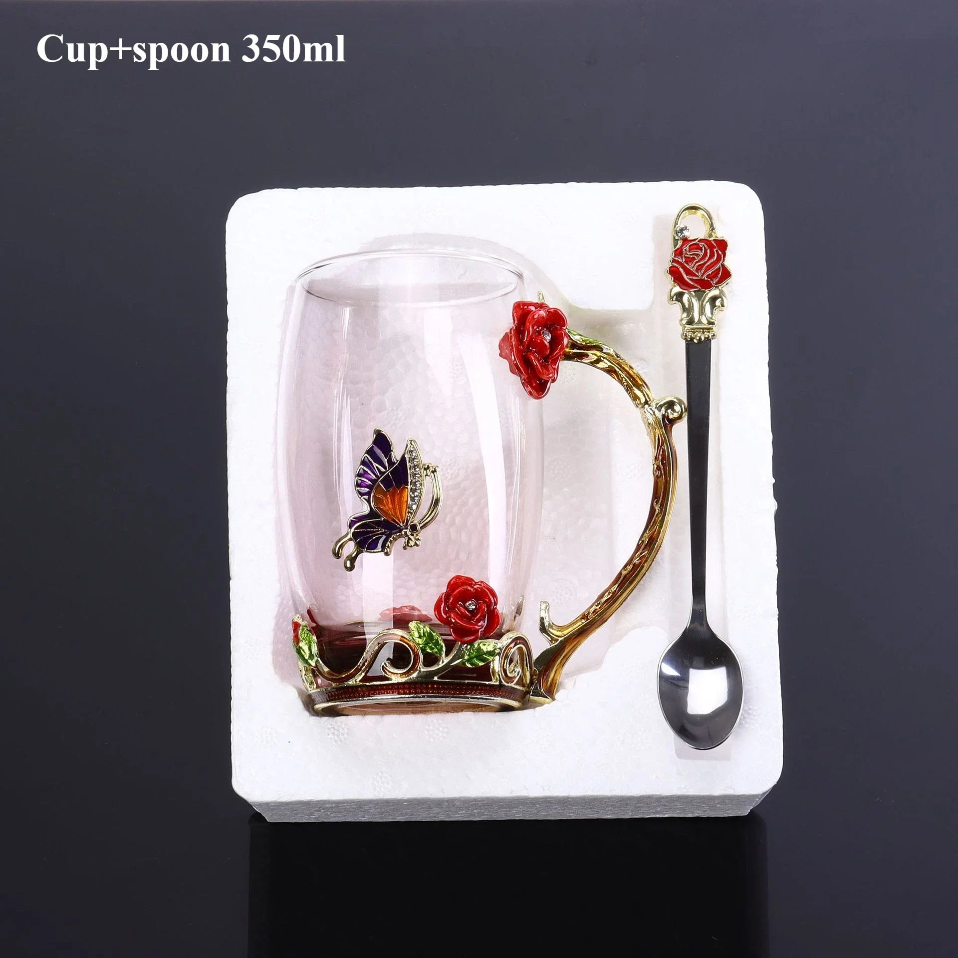 Tasse à thé en émail faite à la main de style rétro européen, tasse en cristal, tasse à lait, tasse à thé aux fleurs de citron, ensemble de tasses à vin haut de gamme, tasse cadeau - FATAONTasse à thé en émail faite à la main de style rétro européen, tasse en cristal, tasse à lait, tasse à thé aux fleurs de citron, ensemble de tasses à vin haut de gamme, tasse cadeauSolutions MaisonFATAON