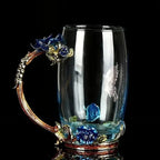 Tasse à thé en émail faite à la main de style rétro européen, tasse en cristal, tasse à lait, tasse à thé aux fleurs de citron, ensemble de tasses à vin haut de gamme, tasse cadeau - FATAONTasse à thé en émail faite à la main de style rétro européen, tasse en cristal, tasse à lait, tasse à thé aux fleurs de citron, ensemble de tasses à vin haut de gamme, tasse cadeauSolutions MaisonFATAON