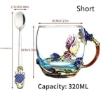 Tasse à thé en émail faite à la main de style rétro européen, tasse en cristal, tasse à lait, tasse à thé aux fleurs de citron, ensemble de tasses à vin haut de gamme, tasse cadeau - FATAONTasse à thé en émail faite à la main de style rétro européen, tasse en cristal, tasse à lait, tasse à thé aux fleurs de citron, ensemble de tasses à vin haut de gamme, tasse cadeauSolutions MaisonFATAON