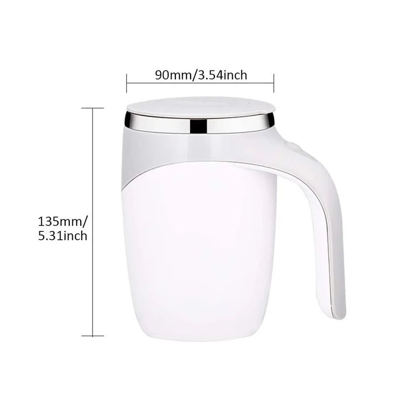Tasse magnétique rotative électrique en acier inoxydable, tasse à café portable aste, arrête automatique, outils à boire à la maison - FATAONTasse magnétique rotative électrique en acier inoxydable, tasse à café portable aste, arrête automatique, outils à boire à la maisonSolutions MaisonFATAON