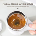 Tasse magnétique rotative électrique en acier inoxydable, tasse à café portable aste, arrête automatique, outils à boire à la maison - FATAONTasse magnétique rotative électrique en acier inoxydable, tasse à café portable aste, arrête automatique, outils à boire à la maisonSolutions MaisonFATAON