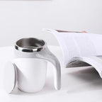 Tasse magnétique rotative électrique en acier inoxydable, tasse à café portable aste, arrête automatique, outils à boire à la maison - FATAONTasse magnétique rotative électrique en acier inoxydable, tasse à café portable aste, arrête automatique, outils à boire à la maisonSolutions MaisonFATAON