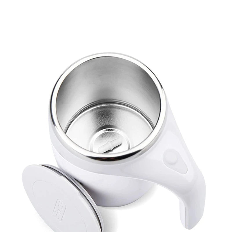 Tasse magnétique rotative électrique en acier inoxydable, tasse à café portable aste, arrête automatique, outils à boire à la maison - FATAONTasse magnétique rotative électrique en acier inoxydable, tasse à café portable aste, arrête automatique, outils à boire à la maisonSolutions MaisonFATAON