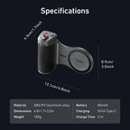 TELESIN Master Grip Kit pour iPhone 17 Pro ProMax téléphone caméra poignée magnétique étui en graphène pour iPhone refroidissement téléphone poignée support - FATAONTELESIN Master Grip Kit pour iPhone 17 Pro ProMax téléphone caméra poignée magnétique étui en graphène pour iPhone refroidissement téléphone poignée supportTechnologie IntelligenteFATAON