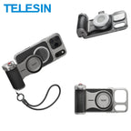 TELESIN Master Grip Kit pour iPhone 17 Pro ProMax téléphone caméra poignée magnétique étui en graphène pour iPhone refroidissement téléphone poignée support - FATAONTELESIN Master Grip Kit pour iPhone 17 Pro ProMax téléphone caméra poignée magnétique étui en graphène pour iPhone refroidissement téléphone poignée supportTechnologie IntelligenteFATAON