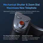 TELESIN Master Grip Kit pour iPhone 17 Pro ProMax téléphone caméra poignée magnétique étui en graphène pour iPhone refroidissement téléphone poignée support - FATAONTELESIN Master Grip Kit pour iPhone 17 Pro ProMax téléphone caméra poignée magnétique étui en graphène pour iPhone refroidissement téléphone poignée supportTechnologie IntelligenteFATAON