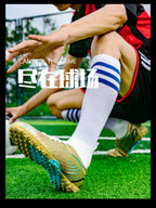 Temu High-Top Soccer Shoes with Spikes, Long Spikes, Non-Slip, Adult and Children's Sports Shoes, Men's Professional Training Shoes, Cross-Border - FATAONTemu High-Top Soccer Shoes with Spikes, Long Spikes, Non-Slip, Adult and Children's Sports Shoes, Men's Professional Training Shoes, Cross-BorderMode HommeFATAON