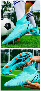 Temu High-Top Soccer Shoes with Spikes, Long Spikes, Non-Slip, Adult and Children's Sports Shoes, Men's Professional Training Shoes, Cross-Border - FATAONTemu High-Top Soccer Shoes with Spikes, Long Spikes, Non-Slip, Adult and Children's Sports Shoes, Men's Professional Training Shoes, Cross-BorderMode HommeFATAON