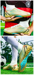 Temu High-Top Soccer Shoes with Spikes, Long Spikes, Non-Slip, Adult and Children's Sports Shoes, Men's Professional Training Shoes, Cross-Border - FATAONTemu High-Top Soccer Shoes with Spikes, Long Spikes, Non-Slip, Adult and Children's Sports Shoes, Men's Professional Training Shoes, Cross-BorderMode HommeFATAON