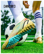 Temu High-Top Soccer Shoes with Spikes, Long Spikes, Non-Slip, Adult and Children's Sports Shoes, Men's Professional Training Shoes, Cross-Border - FATAONTemu High-Top Soccer Shoes with Spikes, Long Spikes, Non-Slip, Adult and Children's Sports Shoes, Men's Professional Training Shoes, Cross-BorderMode HommeFATAON