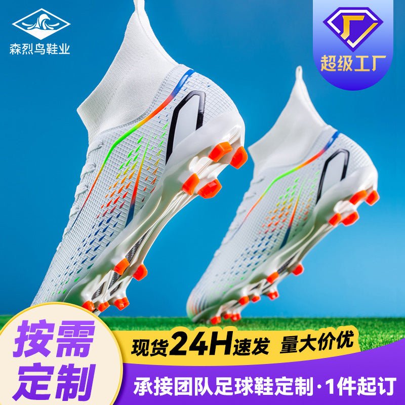Temu High-Top Soccer Shoes with Spikes, Long Spikes, Non-Slip, Adult and Children's Sports Shoes, Men's Professional Training Shoes, Cross-Border - FATAONTemu High-Top Soccer Shoes with Spikes, Long Spikes, Non-Slip, Adult and Children's Sports Shoes, Men's Professional Training Shoes, Cross-BorderMode HommeFATAON