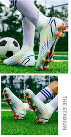 Temu High-Top Soccer Shoes with Spikes, Long Spikes, Non-Slip, Adult and Children's Sports Shoes, Men's Professional Training Shoes, Cross-Border - FATAONTemu High-Top Soccer Shoes with Spikes, Long Spikes, Non-Slip, Adult and Children's Sports Shoes, Men's Professional Training Shoes, Cross-BorderMode HommeFATAON