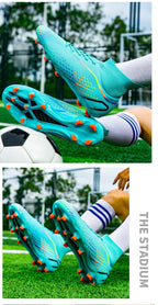 Temu High-Top Soccer Shoes with Spikes, Long Spikes, Non-Slip, Adult and Children's Sports Shoes, Men's Professional Training Shoes, Cross-Border - FATAONTemu High-Top Soccer Shoes with Spikes, Long Spikes, Non-Slip, Adult and Children's Sports Shoes, Men's Professional Training Shoes, Cross-BorderMode HommeFATAON