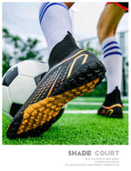 Temu High-Top Soccer Shoes with Spikes, Long Spikes, Non-Slip, Adult and Children's Sports Shoes, Men's Professional Training Shoes, Cross-Border - FATAONTemu High-Top Soccer Shoes with Spikes, Long Spikes, Non-Slip, Adult and Children's Sports Shoes, Men's Professional Training Shoes, Cross-BorderMode HommeFATAON