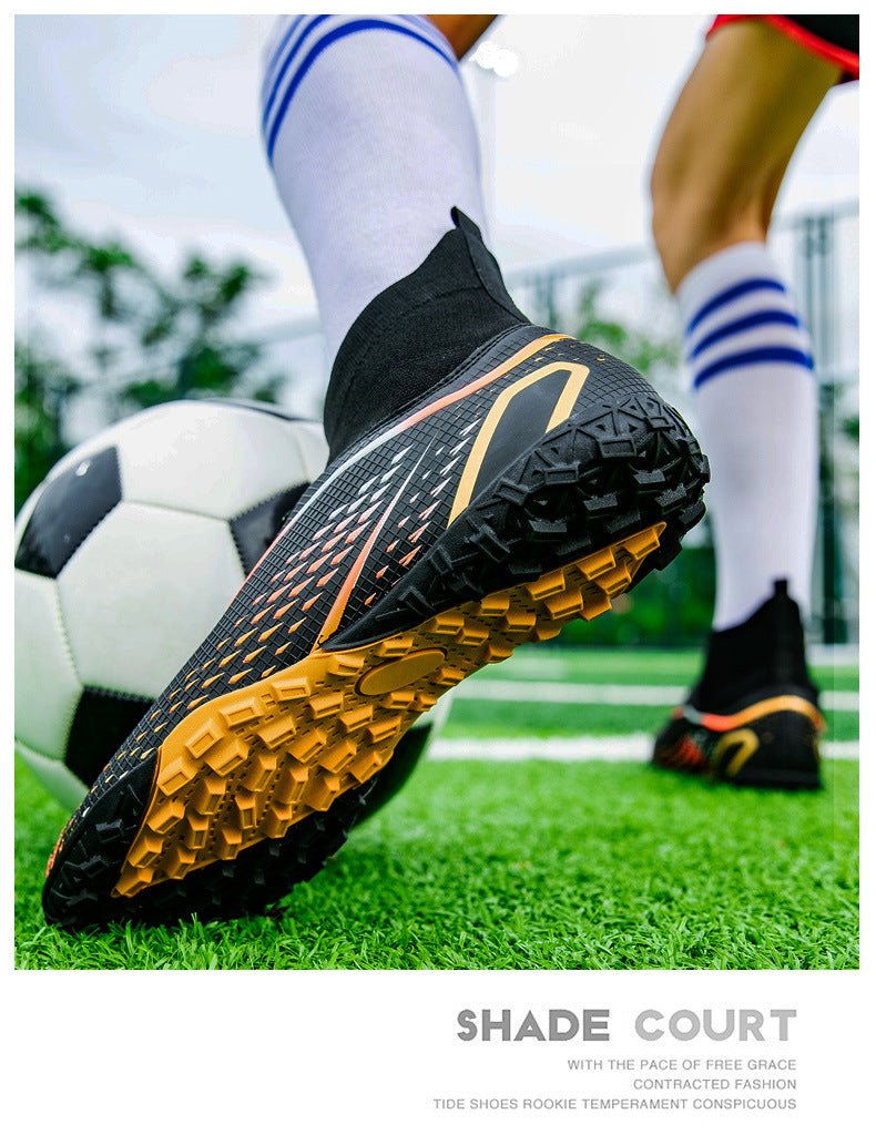 Temu High-Top Soccer Shoes with Spikes, Long Spikes, Non-Slip, Adult and Children's Sports Shoes, Men's Professional Training Shoes, Cross-Border - FATAONTemu High-Top Soccer Shoes with Spikes, Long Spikes, Non-Slip, Adult and Children's Sports Shoes, Men's Professional Training Shoes, Cross-BorderMode HommeFATAON