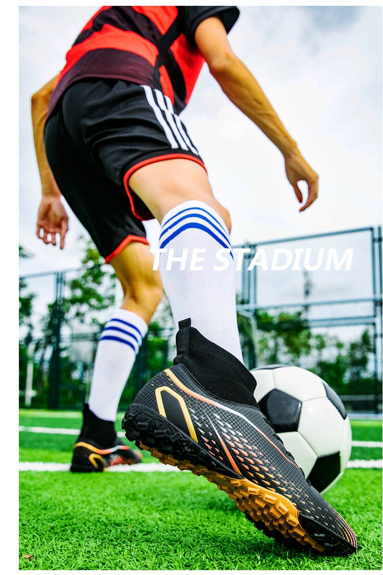 Temu High-Top Soccer Shoes with Spikes, Long Spikes, Non-Slip, Adult and Children's Sports Shoes, Men's Professional Training Shoes, Cross-Border - FATAONTemu High-Top Soccer Shoes with Spikes, Long Spikes, Non-Slip, Adult and Children's Sports Shoes, Men's Professional Training Shoes, Cross-BorderMode HommeFATAON
