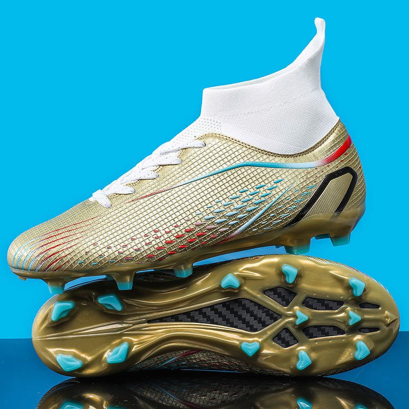 Temu High-Top Soccer Shoes with Spikes, Long Spikes, Non-Slip, Adult and Children's Sports Shoes, Men's Professional Training Shoes, Cross-Border - FATAONTemu High-Top Soccer Shoes with Spikes, Long Spikes, Non-Slip, Adult and Children's Sports Shoes, Men's Professional Training Shoes, Cross-BorderMode HommeFATAON