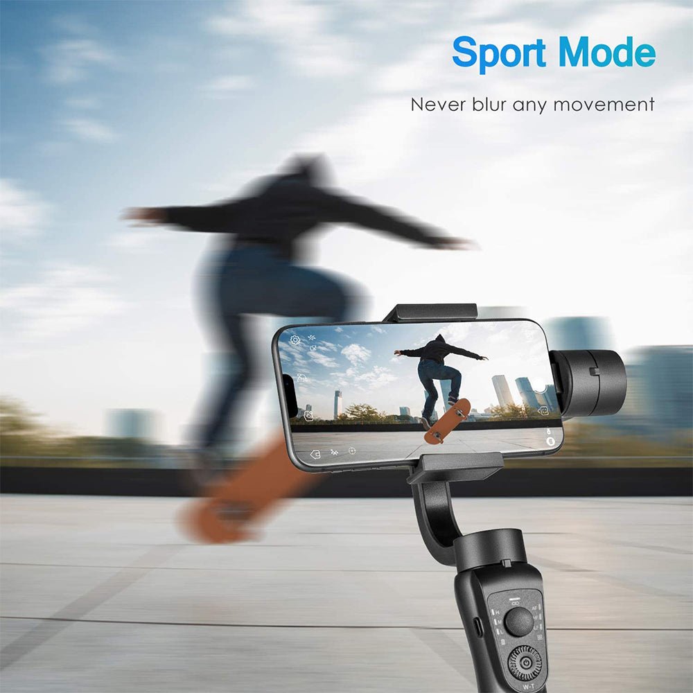 Three - Axis Handheld Gimbal Stabilizer, Mobile Phone Stabilizer - Fix & GoThree - Axis Handheld Gimbal Stabilizer, Mobile Phone StabilizerFix & Go