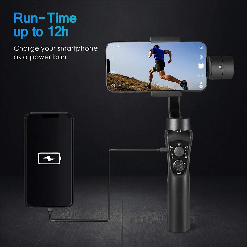 Three - Axis Handheld Gimbal Stabilizer, Mobile Phone Stabilizer - Fix & GoThree - Axis Handheld Gimbal Stabilizer, Mobile Phone StabilizerFix & Go