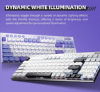 THUNDEROBOT K96 clavier mécanique sans fil clavier de productivité à profil bas 98 touches avec touches Roller Marco capuchons de touches PBT pour PC - FATAONTHUNDEROBOT K96 clavier mécanique sans fil clavier de productivité à profil bas 98 touches avec touches Roller Marco capuchons de touches PBT pour PCProductivité & OrganisationFATAON