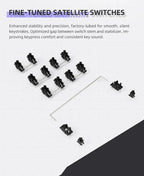 THUNDEROBOT K96 clavier mécanique sans fil clavier de productivité à profil bas 98 touches avec touches Roller Marco capuchons de touches PBT pour PC - FATAONTHUNDEROBOT K96 clavier mécanique sans fil clavier de productivité à profil bas 98 touches avec touches Roller Marco capuchons de touches PBT pour PCProductivité & OrganisationFATAON