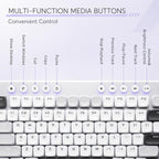 THUNDEROBOT K96 clavier mécanique sans fil clavier de productivité à profil bas 98 touches avec touches Roller Marco capuchons de touches PBT pour PC - FATAONTHUNDEROBOT K96 clavier mécanique sans fil clavier de productivité à profil bas 98 touches avec touches Roller Marco capuchons de touches PBT pour PCProductivité & OrganisationFATAON