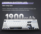 THUNDEROBOT K96 clavier mécanique sans fil clavier de productivité à profil bas 98 touches avec touches Roller Marco capuchons de touches PBT pour PC - FATAONTHUNDEROBOT K96 clavier mécanique sans fil clavier de productivité à profil bas 98 touches avec touches Roller Marco capuchons de touches PBT pour PCProductivité & OrganisationFATAON