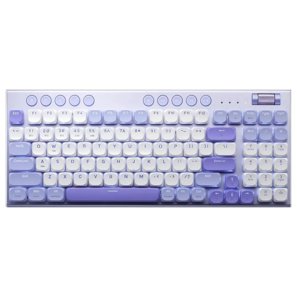THUNDEROBOT K96 clavier mécanique sans fil clavier de productivité à profil bas 98 touches avec touches Roller Marco capuchons de touches PBT pour PC - FATAONTHUNDEROBOT K96 clavier mécanique sans fil clavier de productivité à profil bas 98 touches avec touches Roller Marco capuchons de touches PBT pour PCProductivité & OrganisationFATAON
