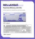 THUNDEROBOT K96 clavier mécanique sans fil clavier de productivité à profil bas 98 touches avec touches Roller Marco capuchons de touches PBT pour PC - FATAONTHUNDEROBOT K96 clavier mécanique sans fil clavier de productivité à profil bas 98 touches avec touches Roller Marco capuchons de touches PBT pour PCProductivité & OrganisationFATAON