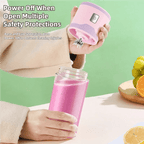 TINSOL Mixeur électrique portable 450 ml, mixeur-presse-agrumes rechargeable par USB, adapté aux milkshakes, aux jus et au traitement de petits aliments - FATAONTINSOL Mixeur électrique portable 450 ml, mixeur-presse-agrumes rechargeable par USB, adapté aux milkshakes, aux jus et au traitement de petits alimentsSolutions MaisonFATAON
