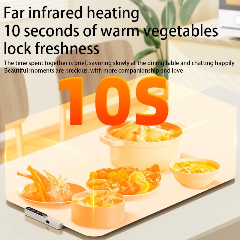 TINSOL New Food Insulation Mat Foldable Silicone Heating Pad Portable Food Cart Insulation Mat 8 - Level Temperature Adjustment - Fix & GoTINSOL New Food Insulation Mat Foldable Silicone Heating Pad Portable Food Cart Insulation Mat 8 - Level Temperature AdjustmentFix & Go