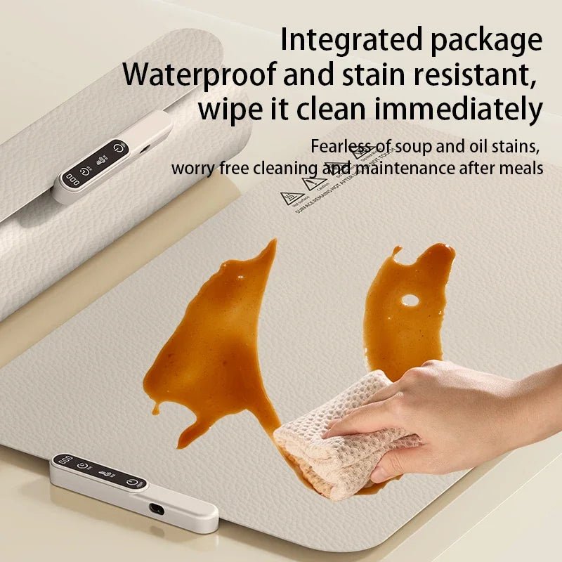 TINSOL New Food Insulation Mat Foldable Silicone Heating Pad Portable Food Cart Insulation Mat 8 - Level Temperature Adjustment - Fix & GoTINSOL New Food Insulation Mat Foldable Silicone Heating Pad Portable Food Cart Insulation Mat 8 - Level Temperature AdjustmentFix & Go
