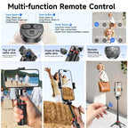 TOKQI Tripod Extendable Selfie Stick Phone Holder Mini Quadpod for Mobile Phone Vlog Video Recording with Zoom, Optional Light - Fix & GoTOKQI Tripod Extendable Selfie Stick Phone Holder Mini Quadpod for Mobile Phone Vlog Video Recording with Zoom, Optional LightVidéo & PhotoFix & Go