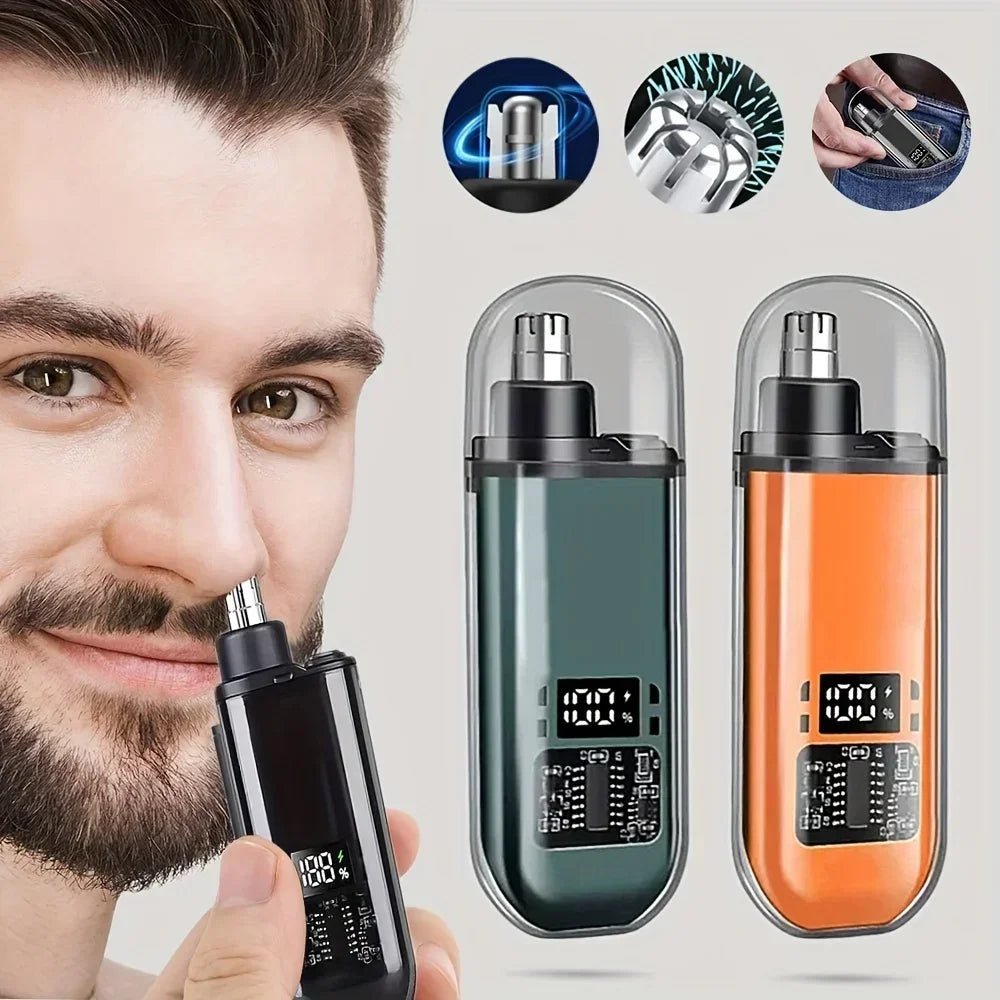Tondeuse à cheveux pour nez et oreilles pour hommes, rechargeable par USB C, portable, charge rapide, kit de toilettage compact - FATAONTondeuse à cheveux pour nez et oreilles pour hommes, rechargeable par USB C, portable, charge rapide, kit de toilettage compactBeauté HommeFATAON