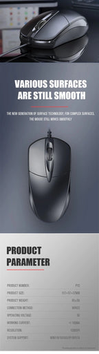 USB Filaire Souris D'ordinateur Souris Optique Gamer PC Portable Ordinateur Portable Souris Souris pour Bureau À La Maison - FATAONUSB Filaire Souris D'ordinateur Souris Optique Gamer PC Portable Ordinateur Portable Souris Souris pour Bureau À La MaisonProductivité & OrganisationFATAON