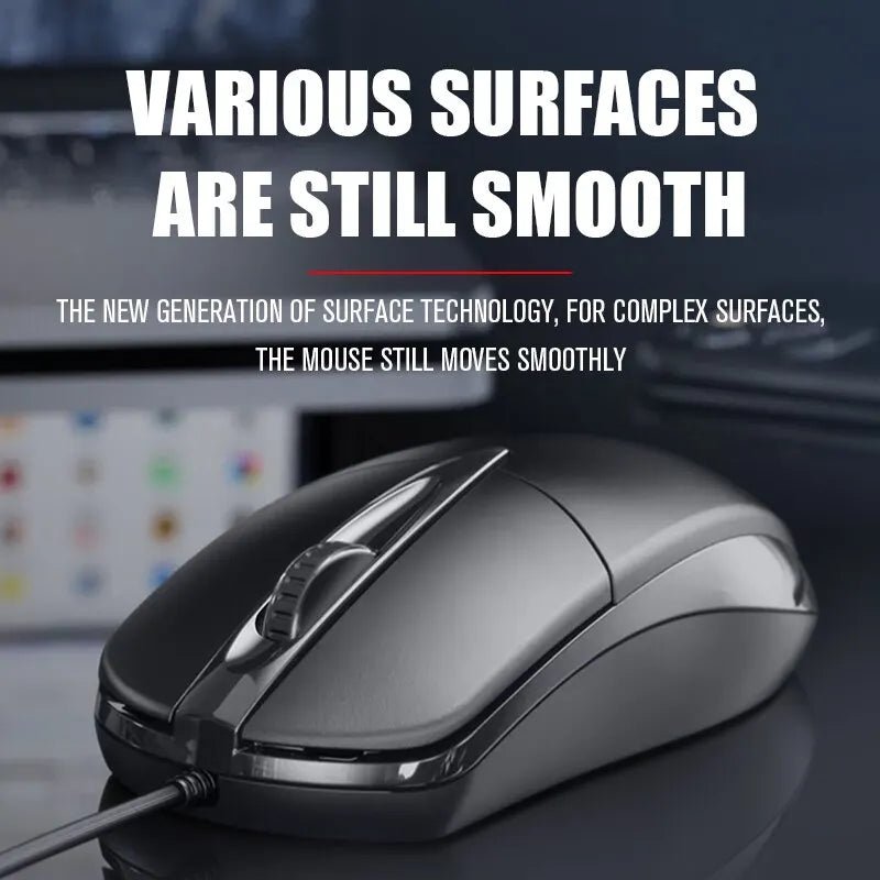 USB Filaire Souris D'ordinateur Souris Optique Gamer PC Portable Ordinateur Portable Souris Souris pour Bureau À La Maison - FATAONUSB Filaire Souris D'ordinateur Souris Optique Gamer PC Portable Ordinateur Portable Souris Souris pour Bureau À La MaisonProductivité & OrganisationFATAON