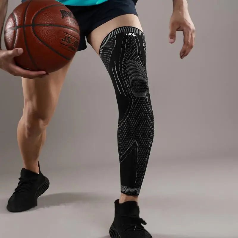 VBOSi 1 pièce, manchon de jambe élastique antidérapant pour femmes et hommes, soutien du genou pour le basketball, l'entraînement physique - FATAONVBOSi 1 pièce, manchon de jambe élastique antidérapant pour femmes et hommes, soutien du genou pour le basketball, l'entraînement physiqueFitness & SportFATAON