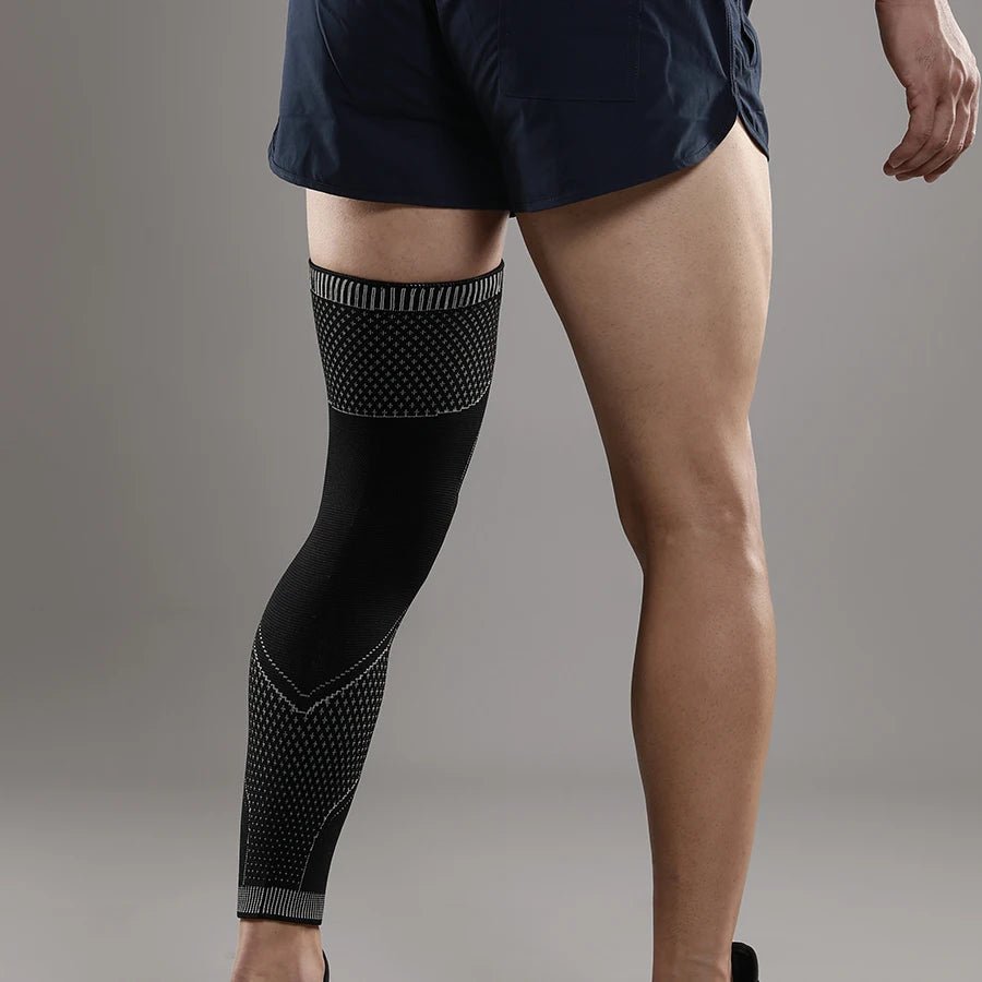 VBOSi 1 pièce, manchon de jambe élastique antidérapant pour femmes et hommes, soutien du genou pour le basketball, l'entraînement physique - FATAONVBOSi 1 pièce, manchon de jambe élastique antidérapant pour femmes et hommes, soutien du genou pour le basketball, l'entraînement physiqueFitness & SportFATAON