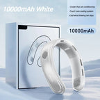 Ventilateur de Cou Portable Rechargeable, Mini Ventilateur Électrique Silencieux, 3 Vitesses, Grand Vent, Extérieur, Maison, Camping, 10000mAh - FATAONVentilateur de Cou Portable Rechargeable, Mini Ventilateur Électrique Silencieux, 3 Vitesses, Grand Vent, Extérieur, Maison, Camping, 10000mAhMaison & BricolageFATAON