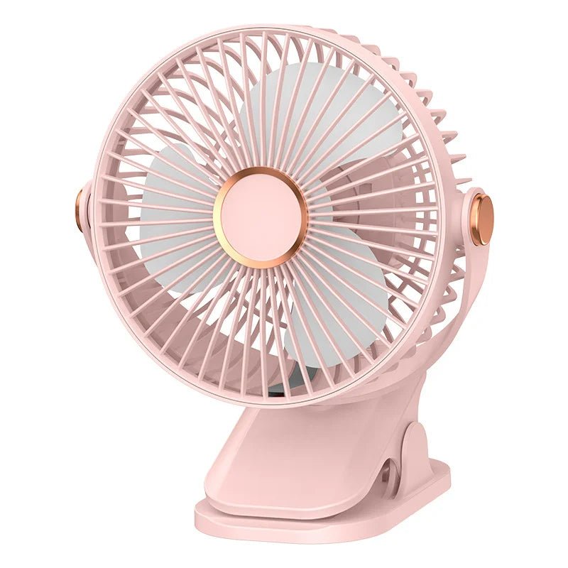 Ventilateur portable à clipser avec lumière LED, 720 ° Mini ventilateur rotatif rechargeable par USB, ventilateur de refroidissement silencieux à 5 vitesses pour la maison, le bureau et le camping - FATAONVentilateur portable à clipser avec lumière LED, 720 ° Mini ventilateur rotatif rechargeable par USB, ventilateur de refroidissement silencieux à 5 vitesses pour la maison, le bureau et le campingMaison & BricolageFATAON