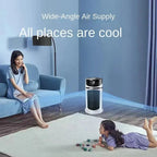 Ventilateur portable de climatisation froide, multifonctionnel, petit refroidisseur d'air par évaporation - FATAONVentilateur portable de climatisation froide, multifonctionnel, petit refroidisseur d'air par évaporationTechnologie IntelligenteFATAON