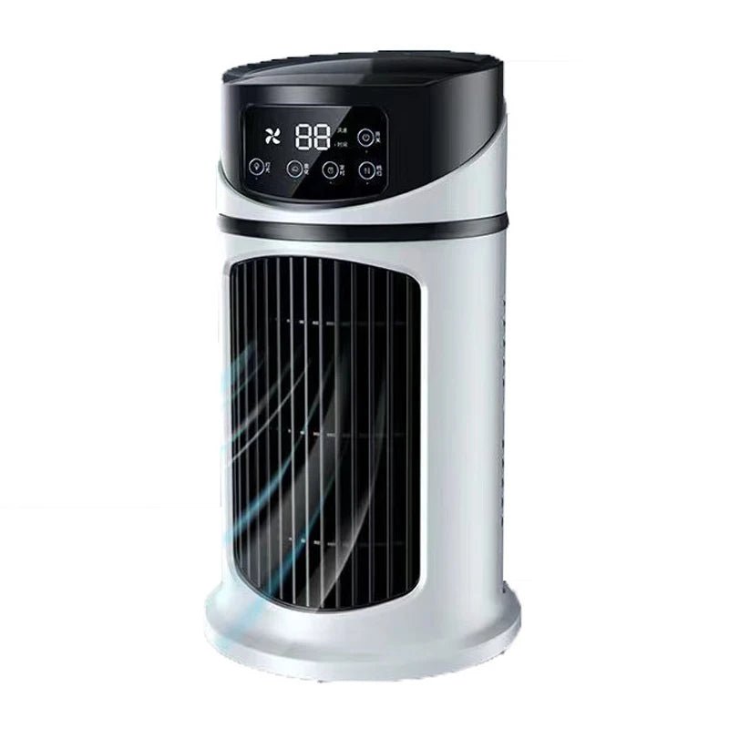 Ventilateur portable de climatisation froide, multifonctionnel, petit refroidisseur d'air par évaporation - FATAONVentilateur portable de climatisation froide, multifonctionnel, petit refroidisseur d'air par évaporationTechnologie IntelligenteFATAON