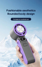 Ventilateur portable haute vitesse à refroidissement rapide, rechargeable 3600 mAh, 100 vitesses réglables, mini ventilateur turbo pliable avec cordon - FATAONVentilateur portable haute vitesse à refroidissement rapide, rechargeable 3600 mAh, 100 vitesses réglables, mini ventilateur turbo pliable avec cordonTechnologie IntelligenteFATAON