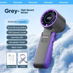 Ventilateur portable haute vitesse à refroidissement rapide, rechargeable 3600 mAh, 100 vitesses réglables, mini ventilateur turbo pliable avec cordon - FATAONVentilateur portable haute vitesse à refroidissement rapide, rechargeable 3600 mAh, 100 vitesses réglables, mini ventilateur turbo pliable avec cordonTechnologie IntelligenteFATAON