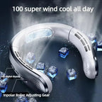Ventilateur portable sans pales Lenovo 8000 mAh à suspendre au cou, rechargeable par USB, silencieux, avec affichage numérique LED, rafraîchisseur d'air électrique USB portatif - FATAONVentilateur portable sans pales Lenovo 8000 mAh à suspendre au cou, rechargeable par USB, silencieux, avec affichage numérique LED, rafraîchisseur d'air électrique USB portatifTechnologie IntelligenteFATAON