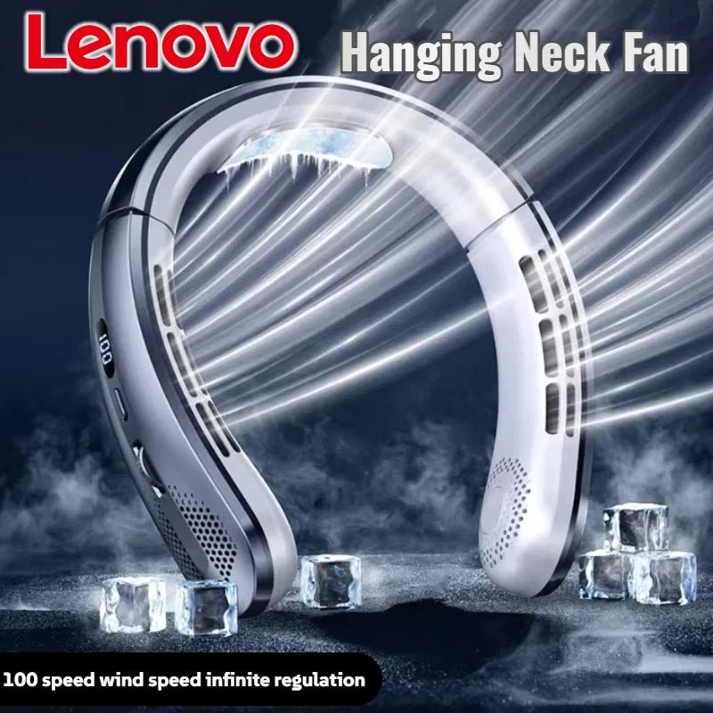 Ventilateur portable sans pales Lenovo 8000 mAh à suspendre au cou, rechargeable par USB, silencieux, avec affichage numérique LED, rafraîchisseur d'air électrique USB portatif - FATAONVentilateur portable sans pales Lenovo 8000 mAh à suspendre au cou, rechargeable par USB, silencieux, avec affichage numérique LED, rafraîchisseur d'air électrique USB portatifTechnologie IntelligenteFATAON