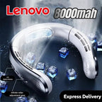 Ventilateur portable sans pales Lenovo 8000 mAh à suspendre au cou, rechargeable par USB, silencieux, avec affichage numérique LED, rafraîchisseur d'air électrique USB portatif - FATAONVentilateur portable sans pales Lenovo 8000 mAh à suspendre au cou, rechargeable par USB, silencieux, avec affichage numérique LED, rafraîchisseur d'air électrique USB portatifTechnologie IntelligenteFATAON