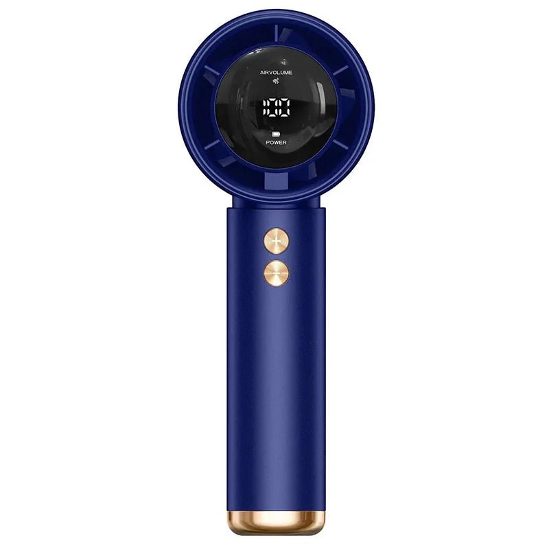 Ventilateur portable turbo, refroidisseur d'air, écran LED, rechargeable par USB, mini ventilateur électrique haute vitesse, refroidissement silencieux pour l'extérieur - FATAONVentilateur portable turbo, refroidisseur d'air, écran LED, rechargeable par USB, mini ventilateur électrique haute vitesse, refroidissement silencieux pour l'extérieurTechnologie IntelligenteFATAON