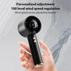 Ventilateur portable turbo, refroidisseur d'air, écran LED, rechargeable par USB, mini ventilateur électrique haute vitesse, refroidissement silencieux pour l'extérieur - FATAONVentilateur portable turbo, refroidisseur d'air, écran LED, rechargeable par USB, mini ventilateur électrique haute vitesse, refroidissement silencieux pour l'extérieurTechnologie IntelligenteFATAON