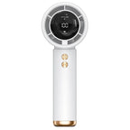 Ventilateur portable turbo, refroidisseur d'air, écran LED, rechargeable par USB, mini ventilateur électrique haute vitesse, refroidissement silencieux pour l'extérieur - FATAONVentilateur portable turbo, refroidisseur d'air, écran LED, rechargeable par USB, mini ventilateur électrique haute vitesse, refroidissement silencieux pour l'extérieurTechnologie IntelligenteFATAON